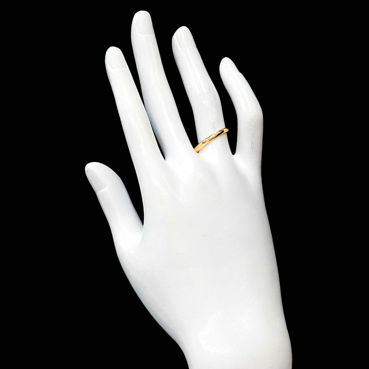 Classic Band Ring 18K Yellow Gold 750 size54 6.75US)