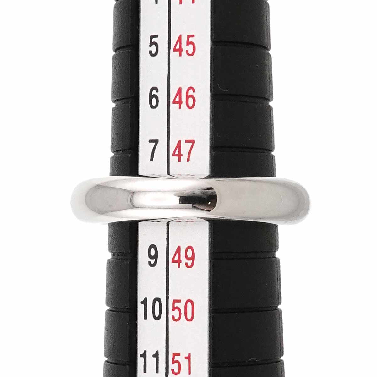 Ellipse Ring 18K White Gold 750 size48 4.5(US)