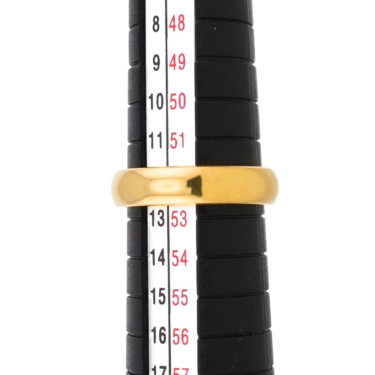 TIFFANY Co. Classic Band Ring 18K Yellow Gold 750 Size 6(US)