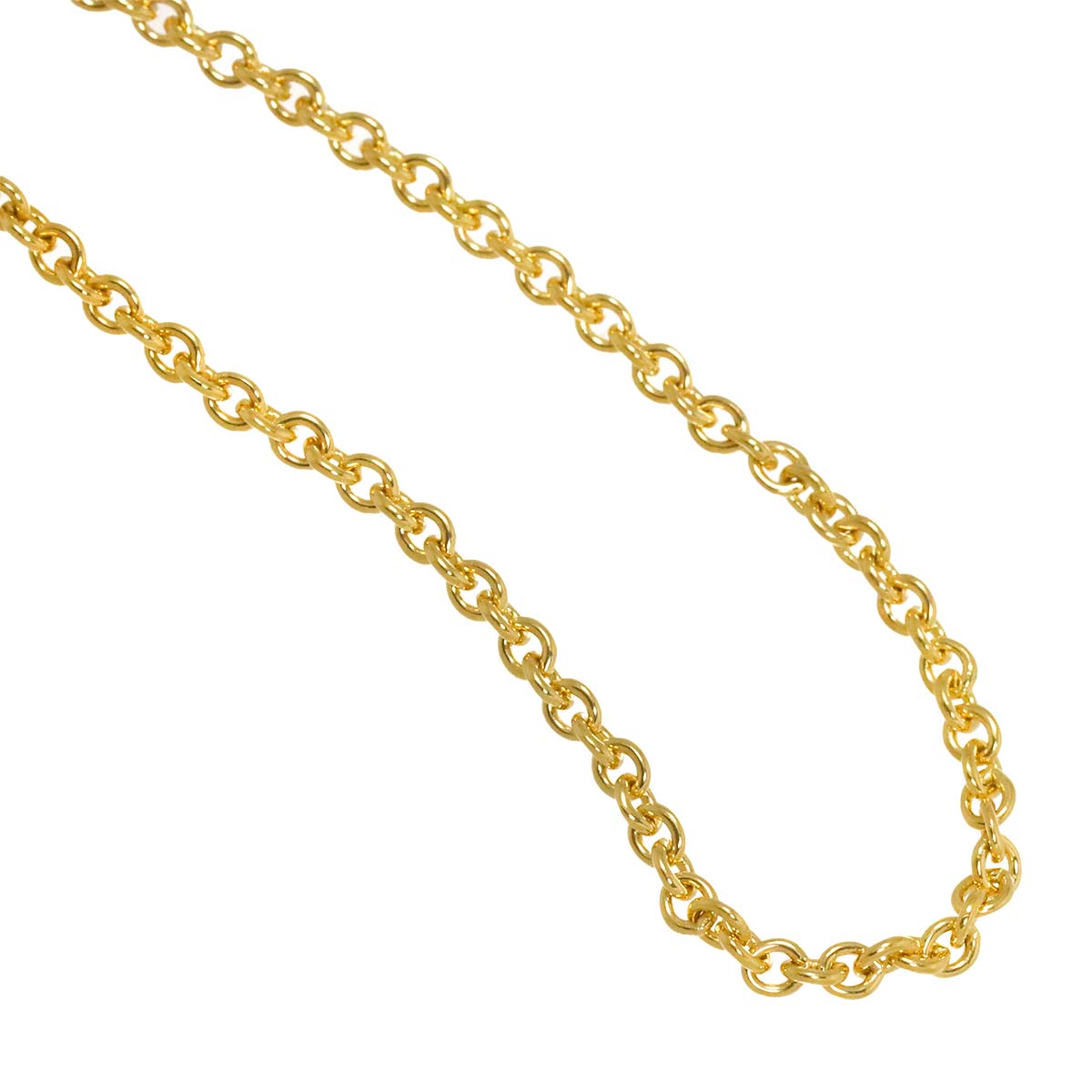 Chain Necklace 18K YG Yellow Gold 750