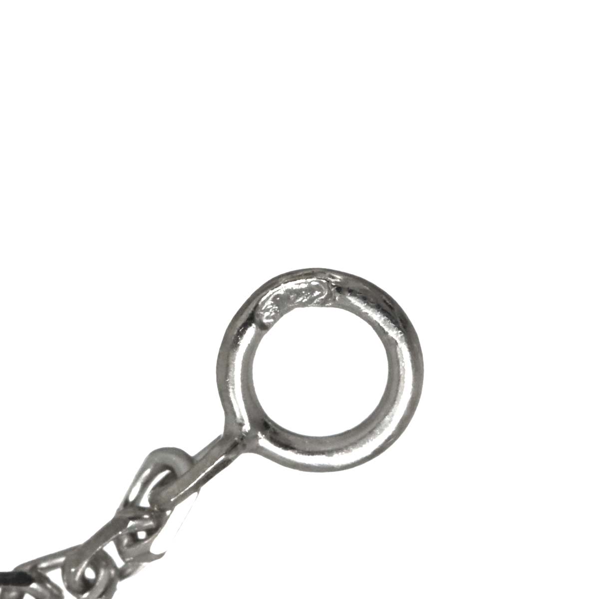 Lotus Small Diamond Necklace 18K White Gold 750