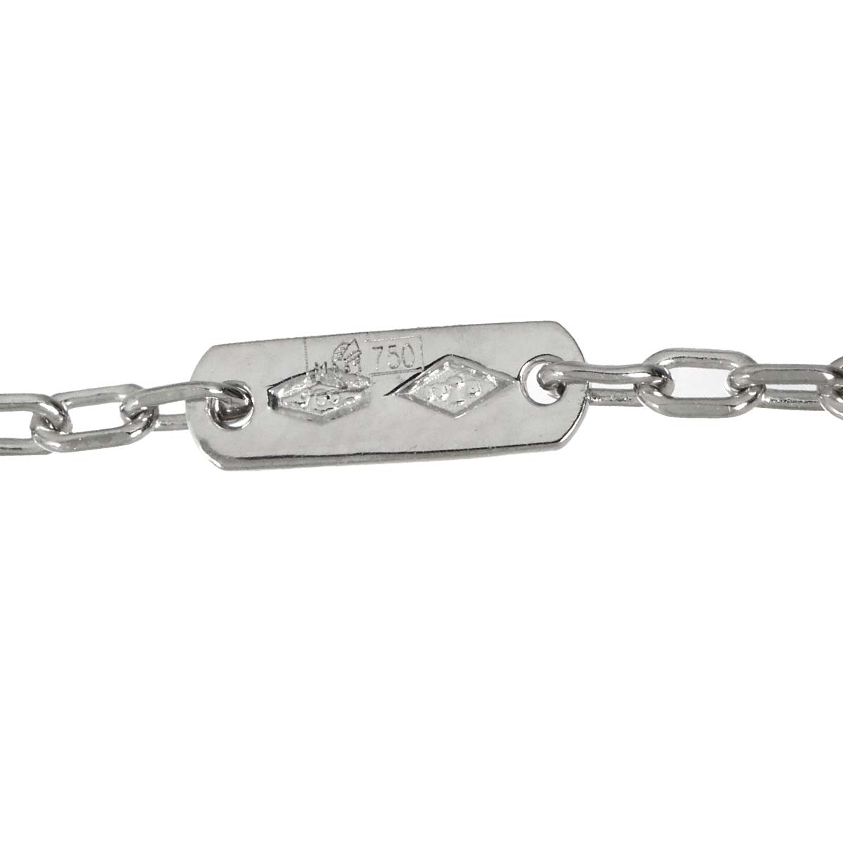 Diamond Necklace 18K WG 750