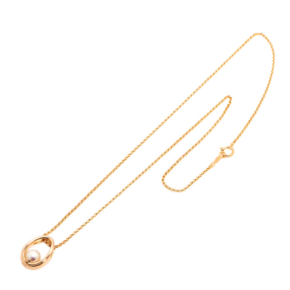 Akoya Pearl 6.5mm Necklace 18K PG 750