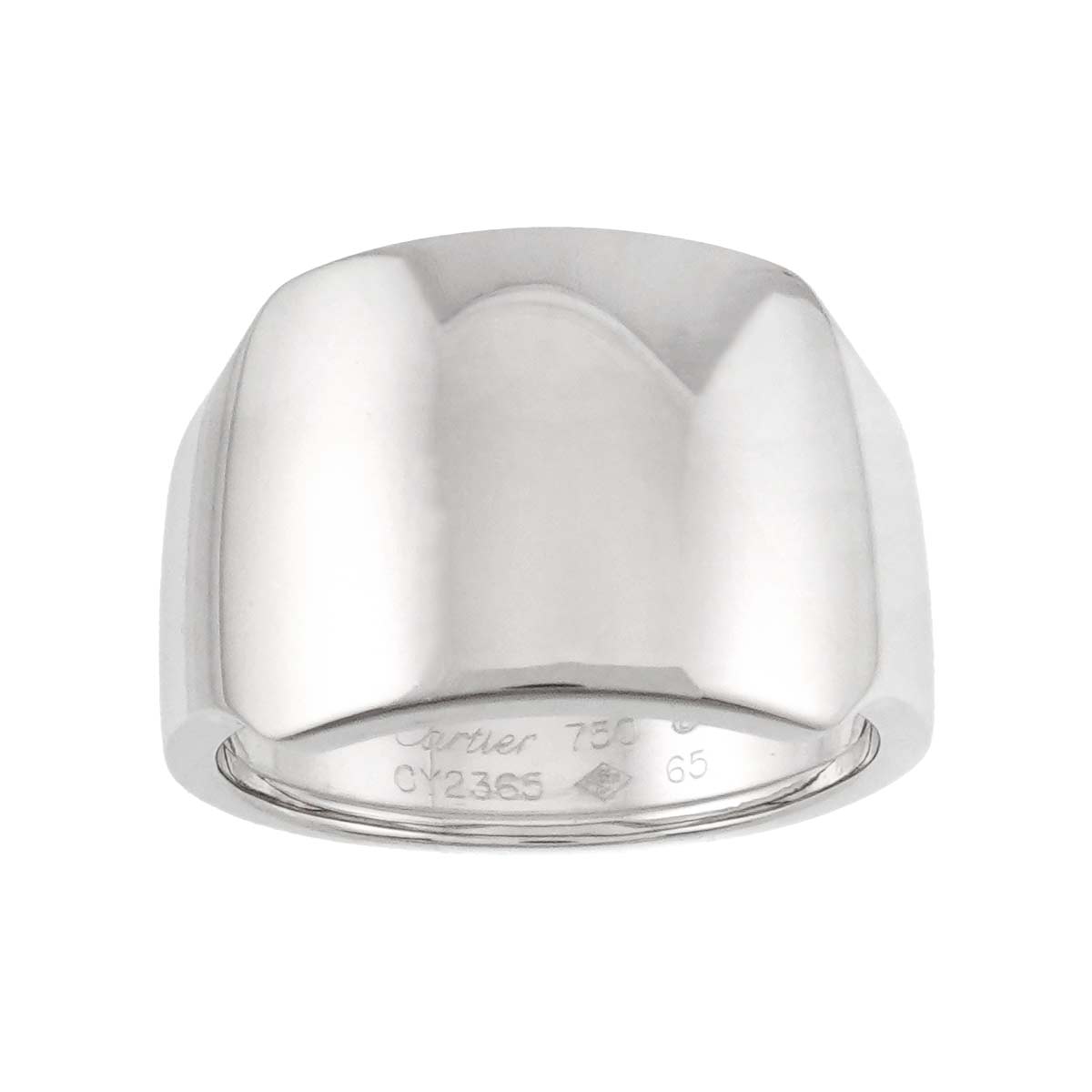 Santos Ring 18K White Gold 750 size65 10.5-10.75(US)