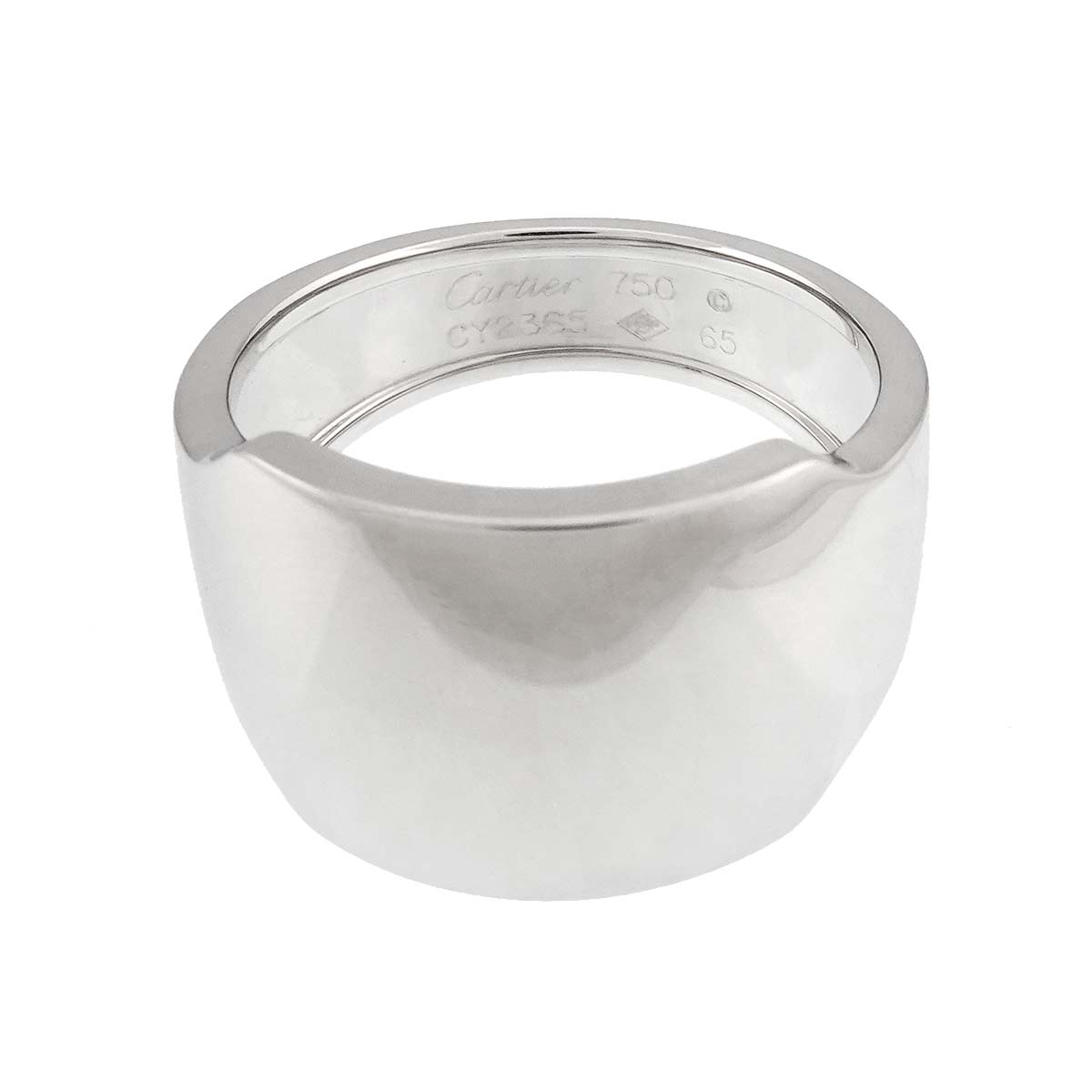 Santos Ring 18K White Gold 750 size65 10.5-10.75(US)