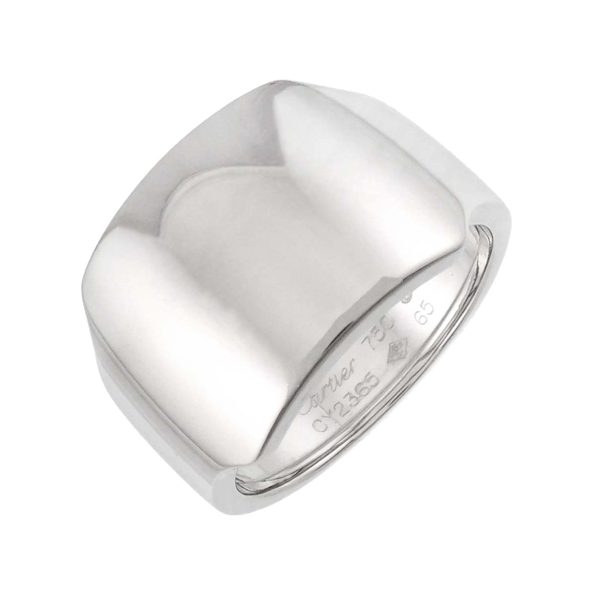 Santos Ring 18K White Gold 750 size65 10.5-10.75(US)