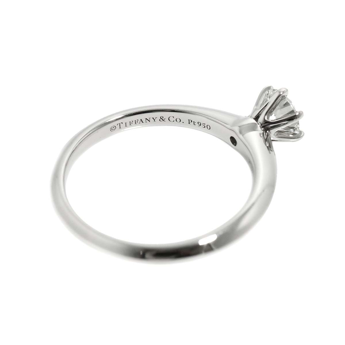 Diamond 0.37ct G/IF/3EX Ring Platinum Size5.25(US)