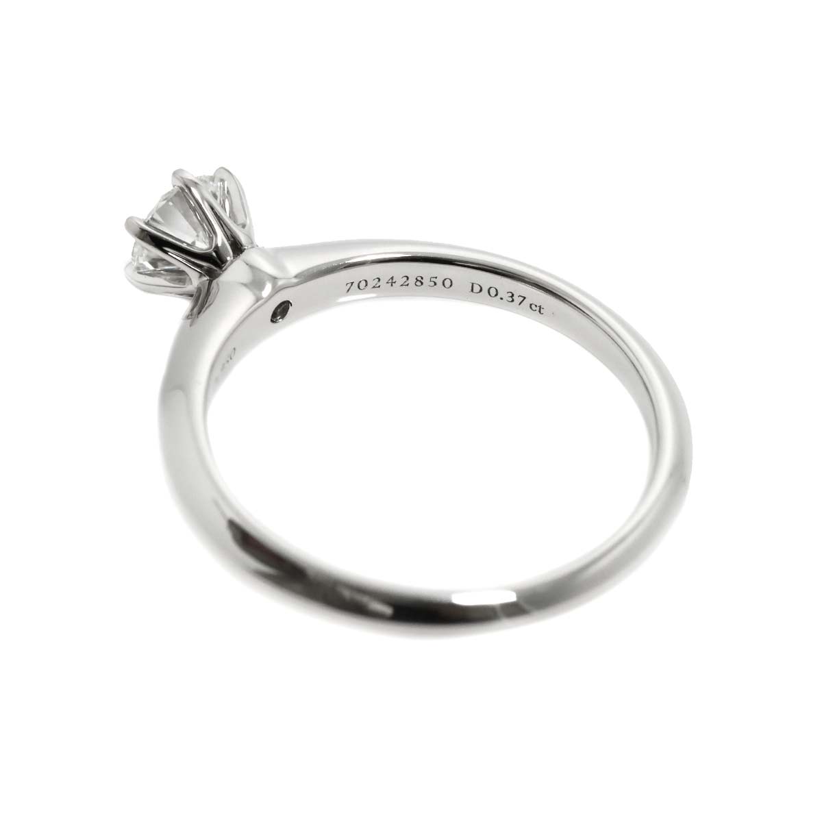 Diamond 0.37ct G/IF/3EX Ring Platinum Size5.25(US)