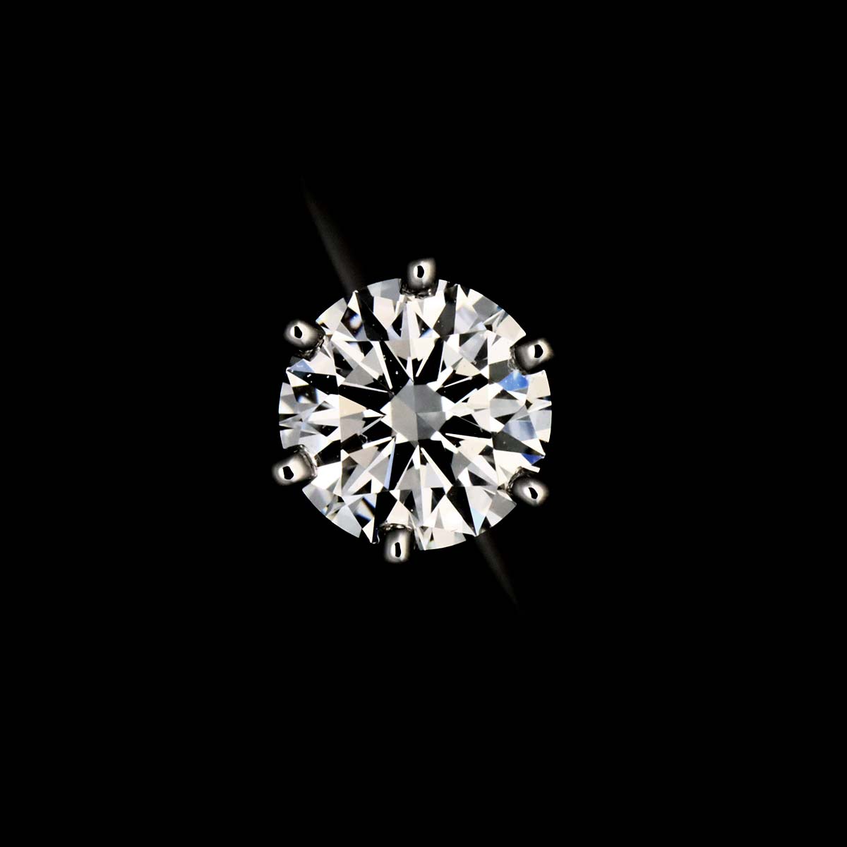 Diamond 0.37ct G/IF/3EX Ring Platinum Size5.25(US)