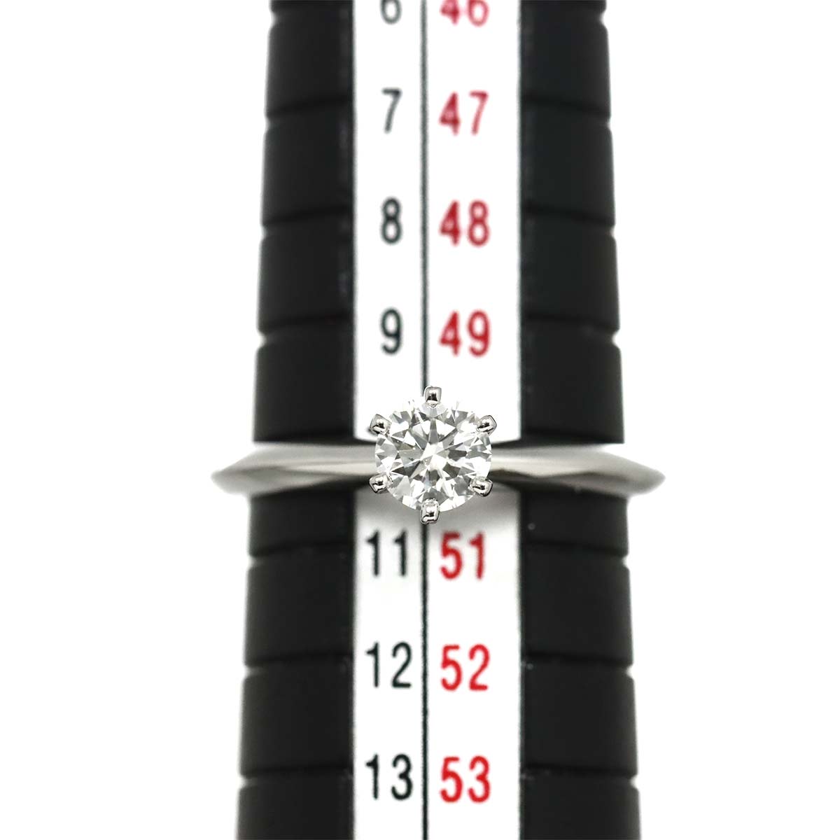 Diamond 0.37ct G/IF/3EX Ring Platinum Size5.25(US)