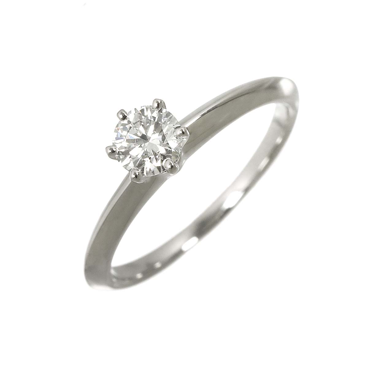 Diamond 0.37ct G/IF/3EX Ring Platinum Size5.25(US)