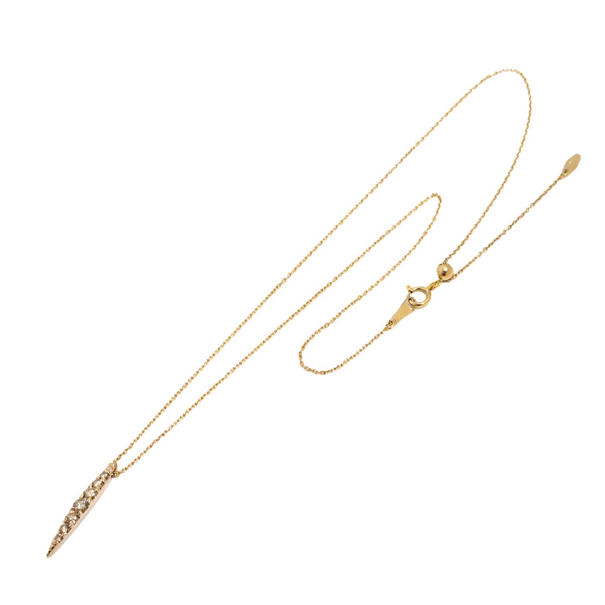 BrownDiamond 0.50ct Necklace 18K Brown Gold 750