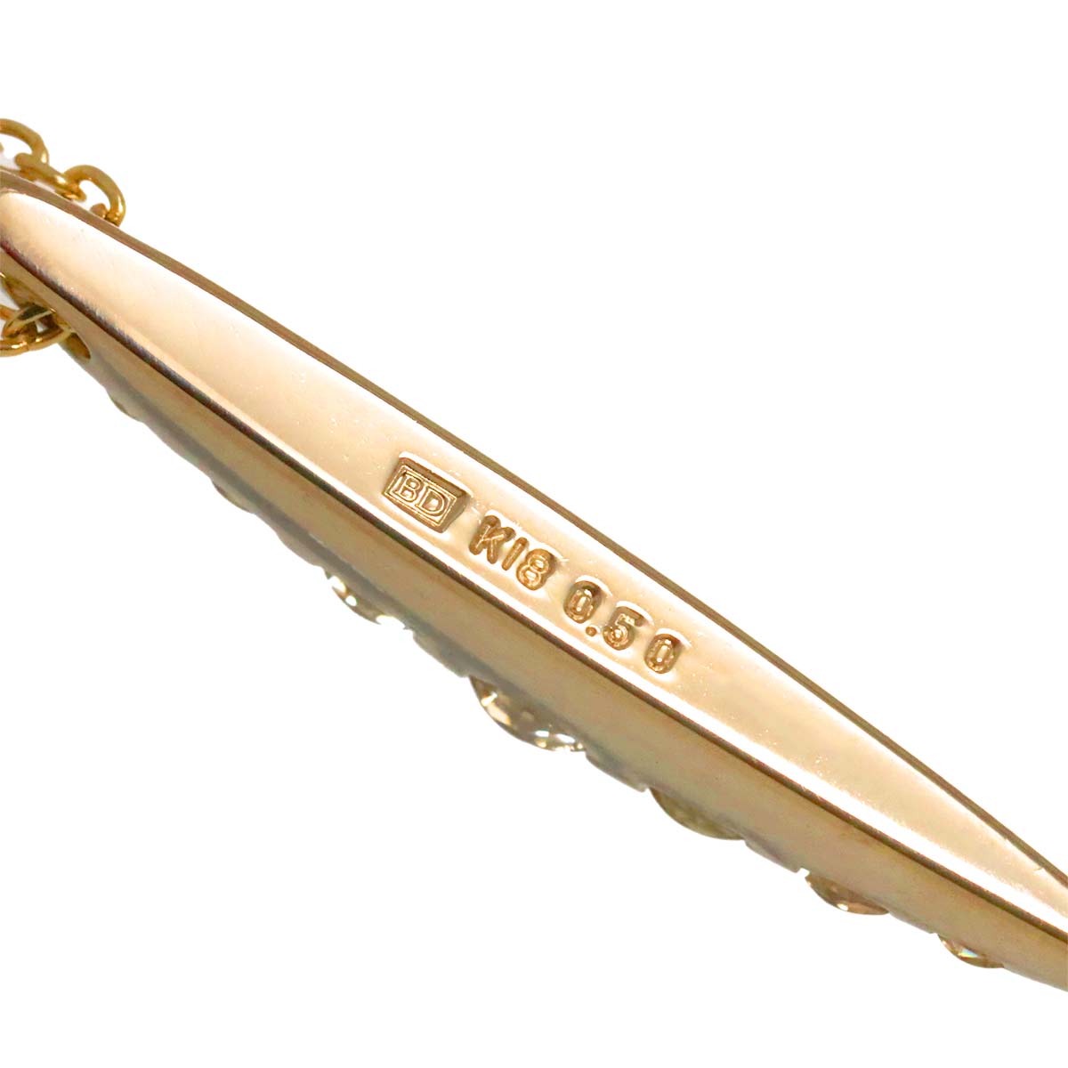 BrownDiamond 0.50ct Necklace 18K Brown Gold 750