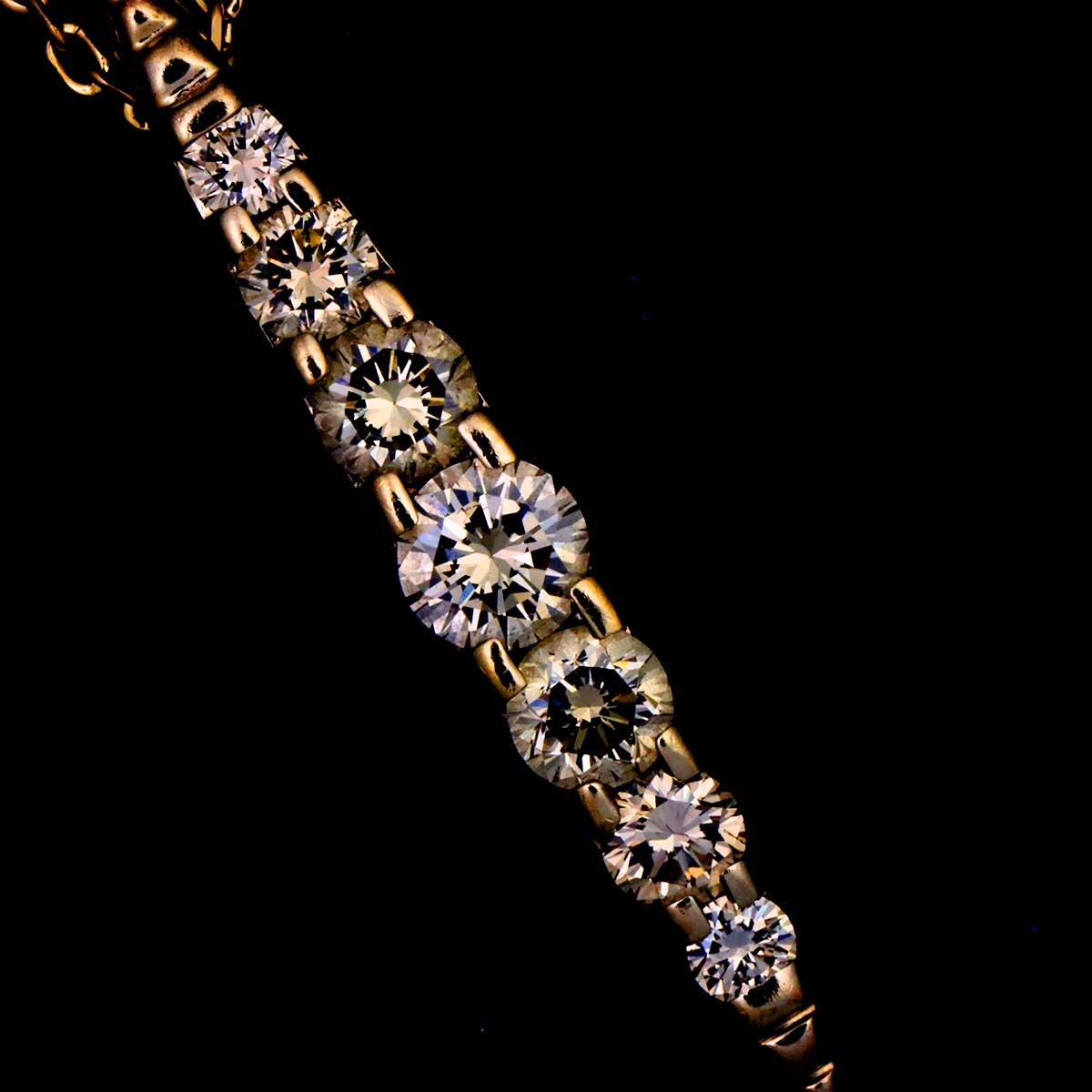 BrownDiamond 0.50ct Necklace 18K Brown Gold 750