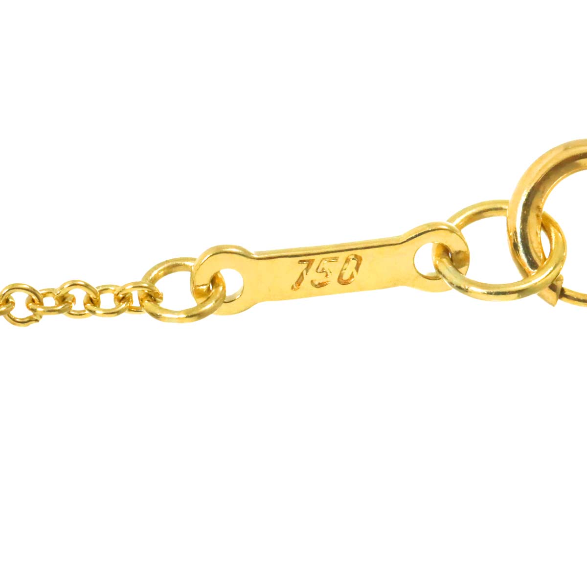 Open Heart Necklace 18K Yellow Gold 750