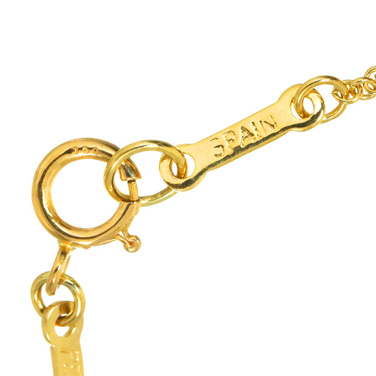 Open Heart Necklace 18K Yellow Gold 750