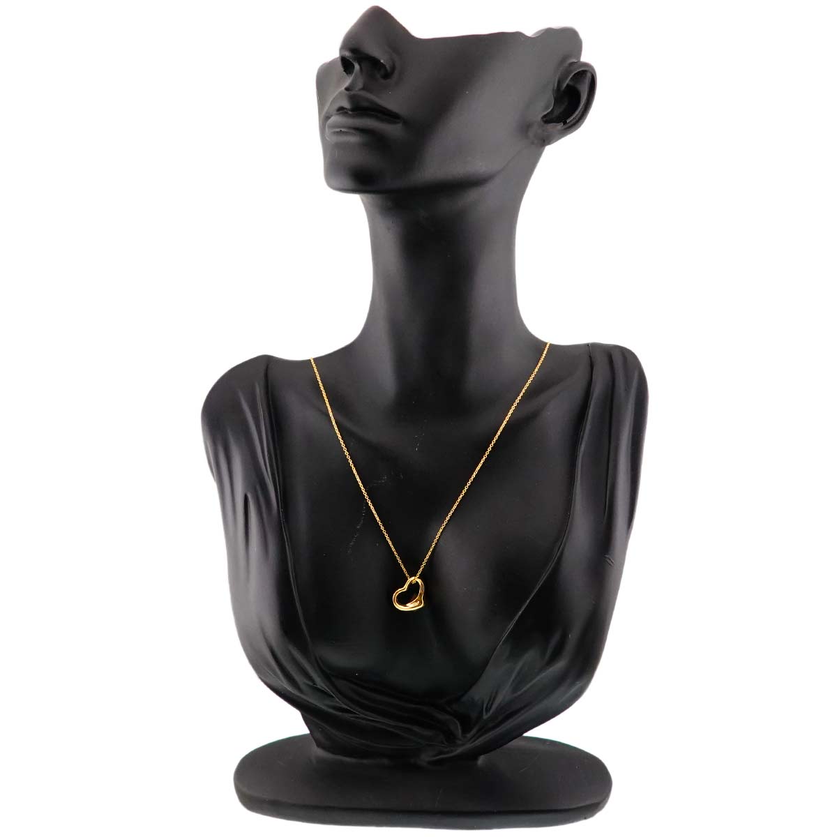 Open Heart Necklace 18K Yellow Gold 750