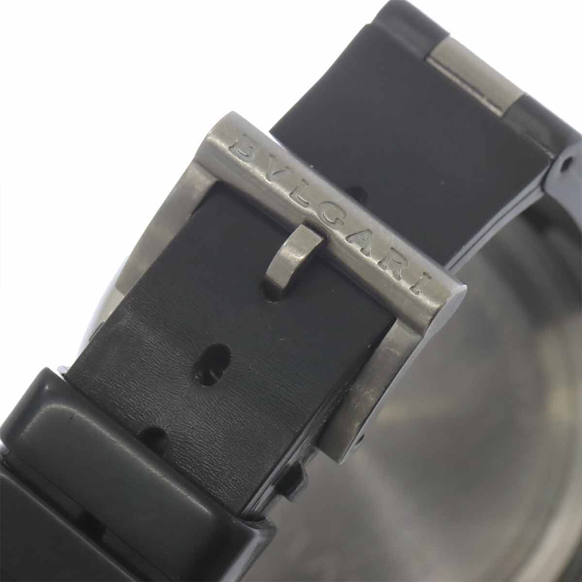 Diagono TI44TACH Titanium Date Carbon Automatic Black Dial