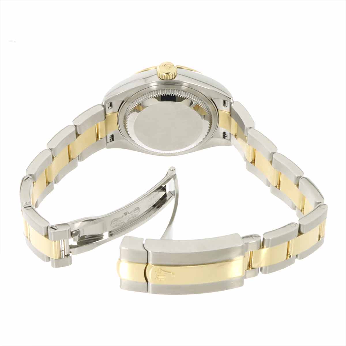 Datejust 279383RBR Random 750 YG Diamond Silver Dial Ladies