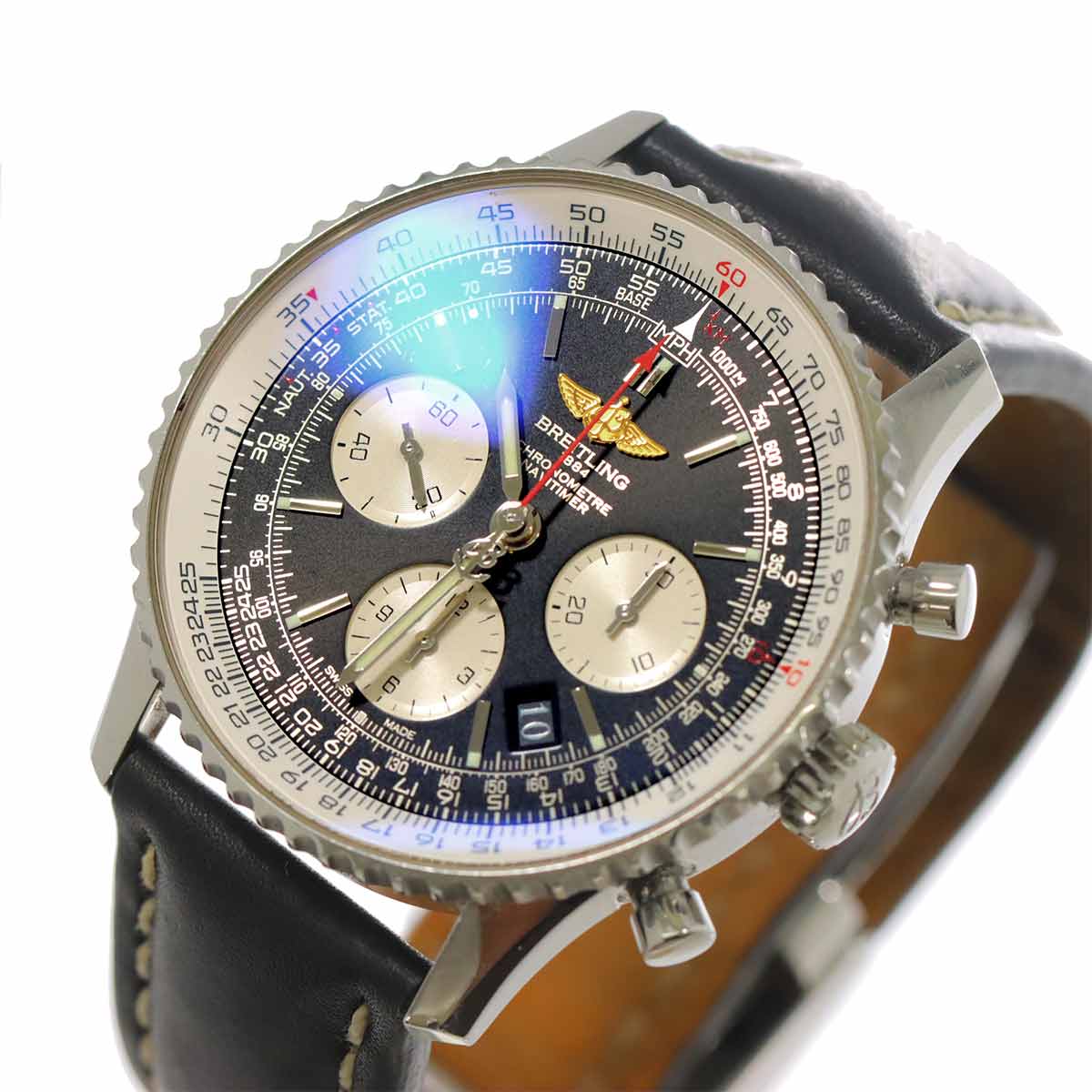 Navitimer 01 AB0120 Chronograph Automatic Black Dial Mens