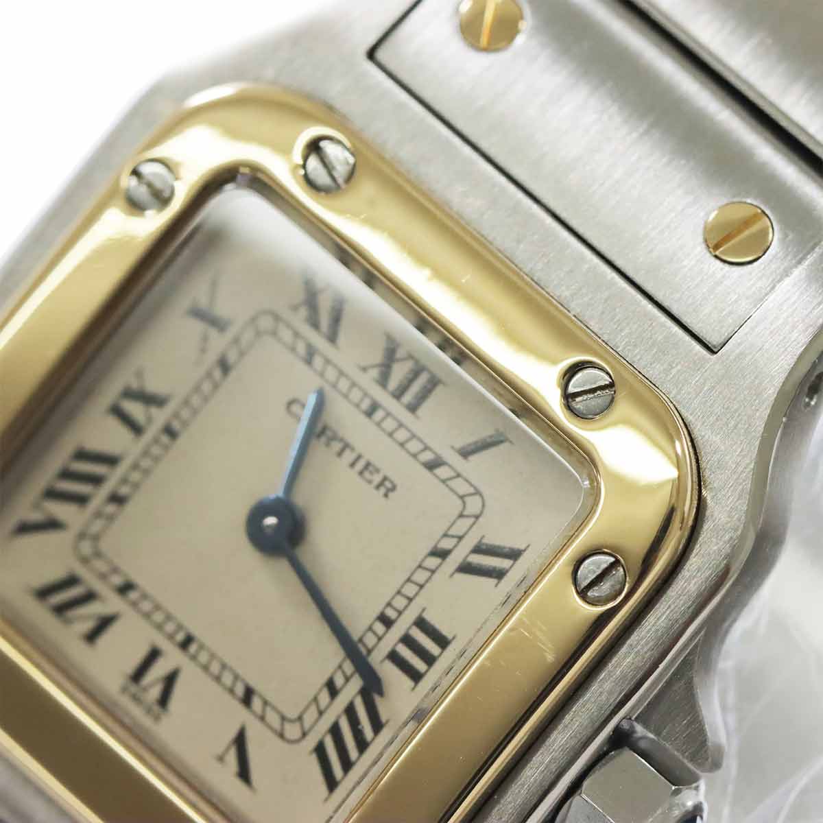 Santos Galbee K18YG Cream Dial Ladies Watch