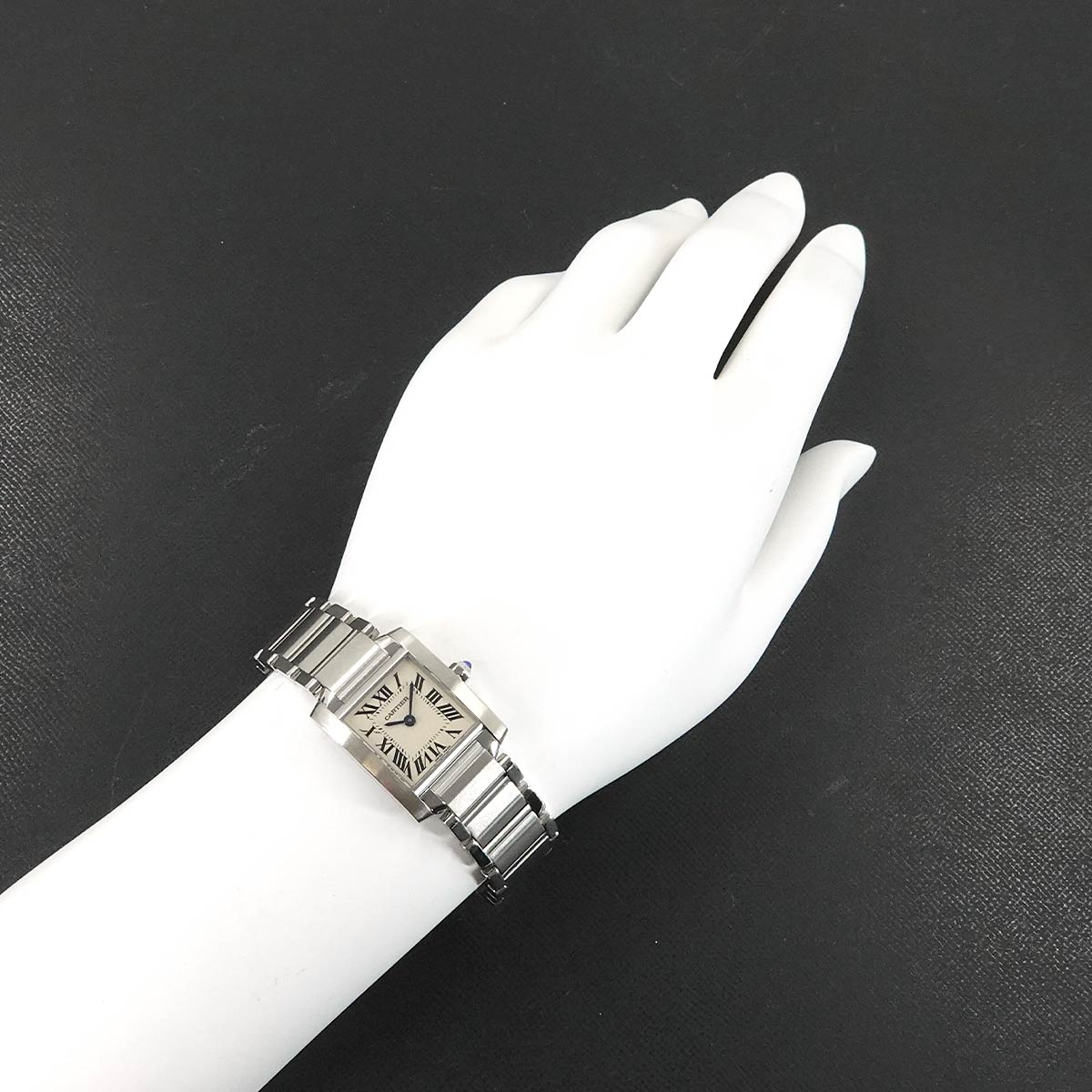 Tank Francaise SM W51008Q3 Quartz Cream Dial Ladies Watch