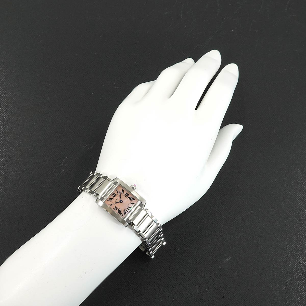 Tank Francaise SM W51028Q3 Quartz Pink Shell Dial Ladies