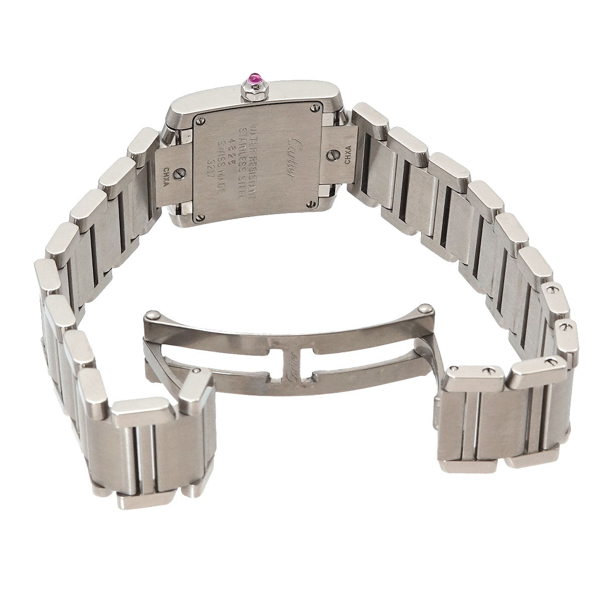 Tank Francaise SM W51028Q3 Quartz Pink Shell Dial Ladies