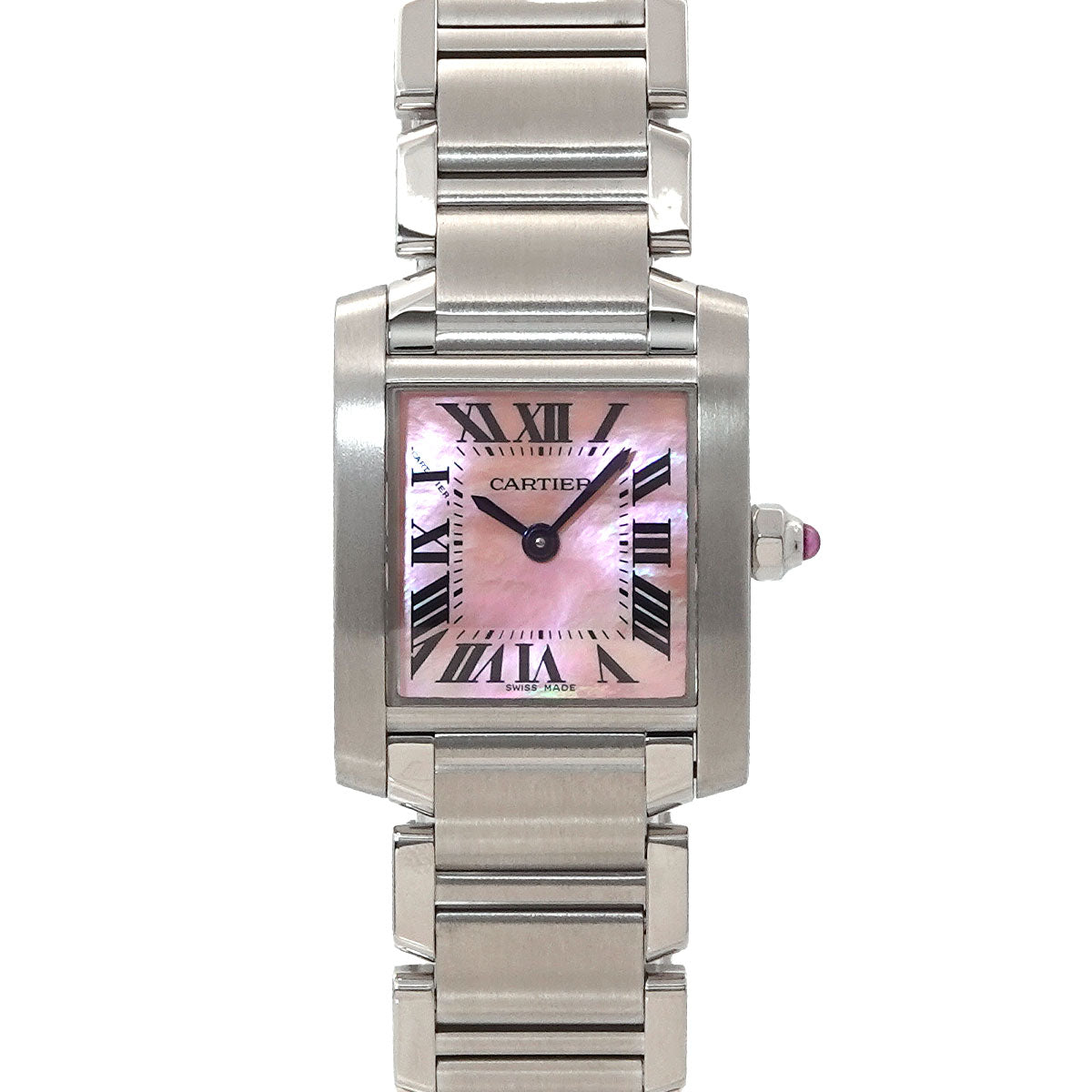 Tank Francaise SM W51028Q3 Quartz Pink Shell Dial Ladies