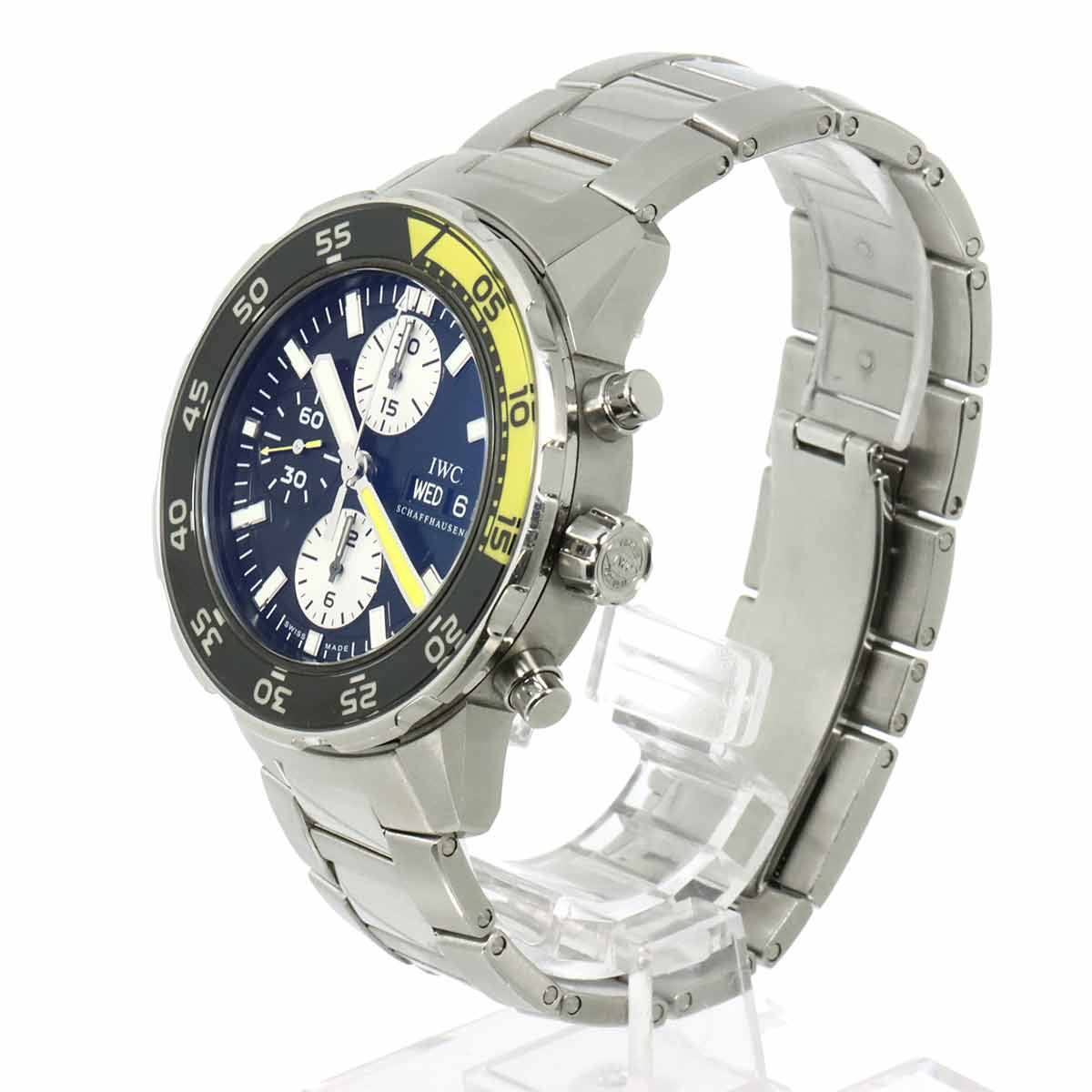 Aqua Timer IW376701 Chronograph Automatic Black Dial Mens Watch