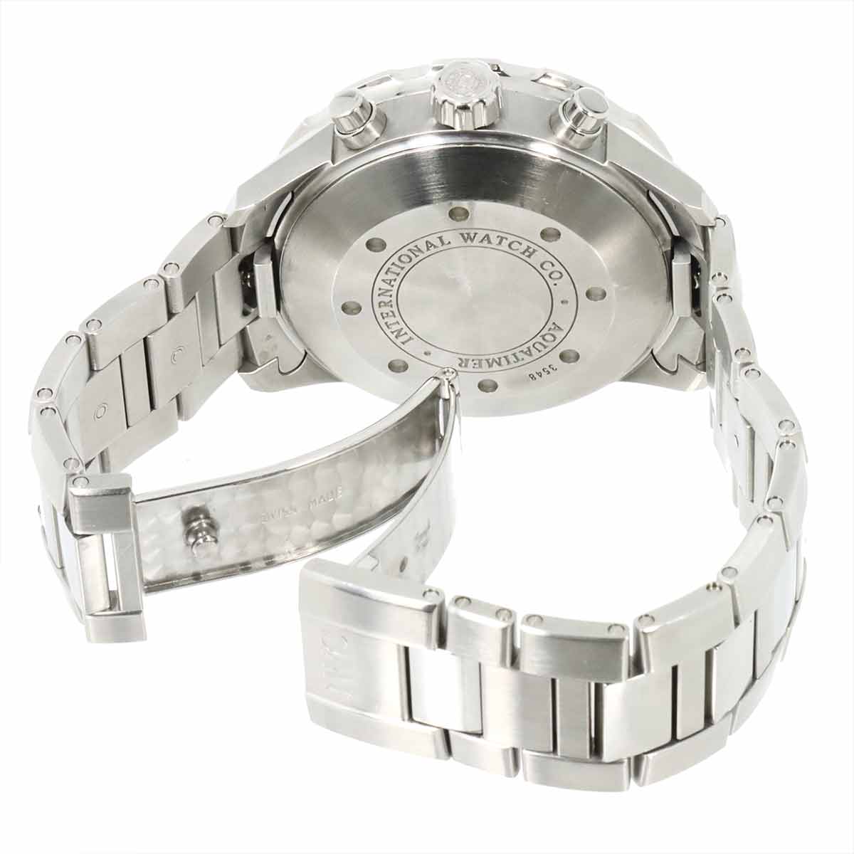 Aqua Timer IW376701 Chronograph Automatic Black Dial Mens Watch