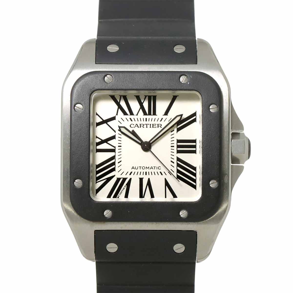 Santos 100 LM W20121U2 Automatic Silver Dial mens Watch