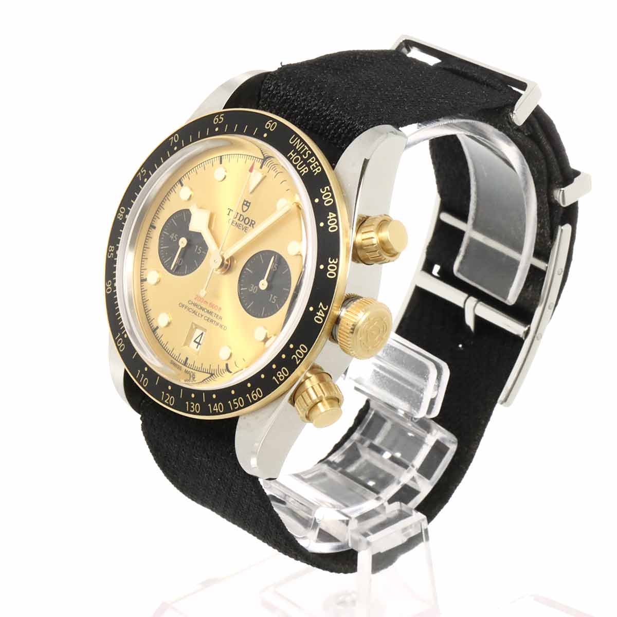 Heritage Black Bay 79363N Date Automatic Gold Dial Mens Watch