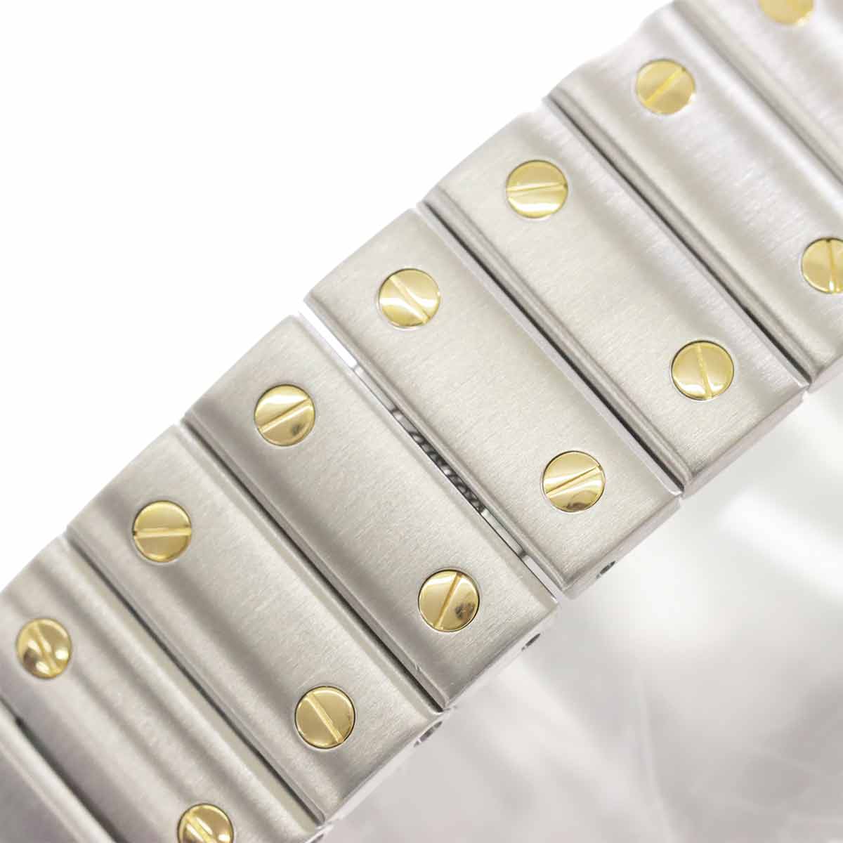 Santos Galbee LM W20041C4 YG Silver Dial Mens Watch