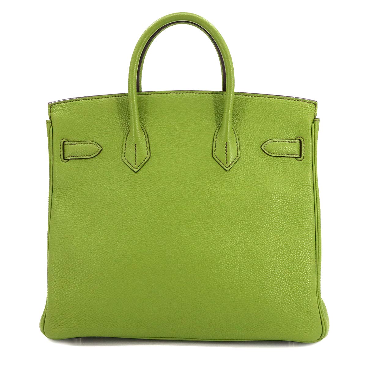 Haut a Courroies 28 Veau Togo Anis green Hand Bag Purse