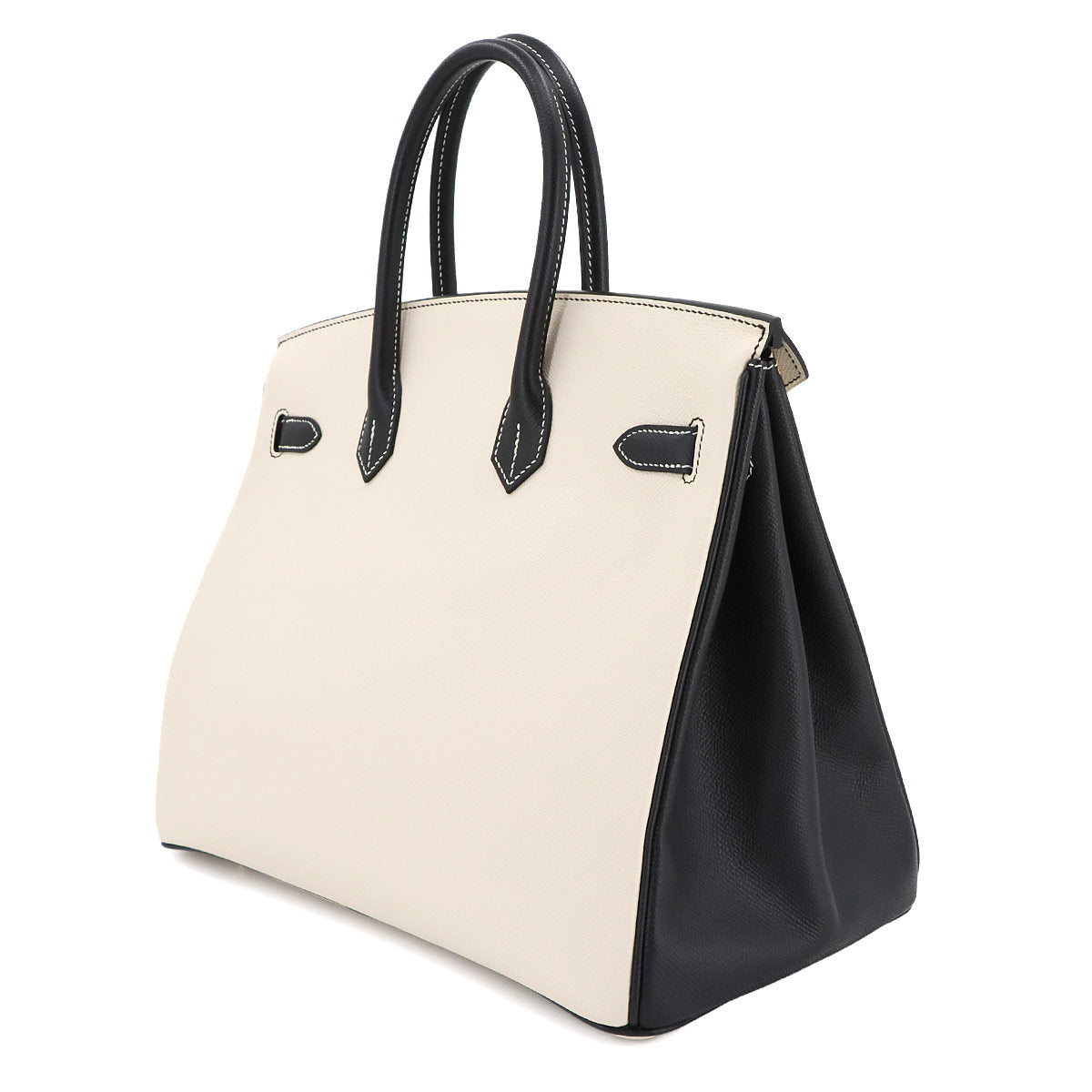 Birkin 35 SPO Personal order Hand Bag Epsom Craie Black