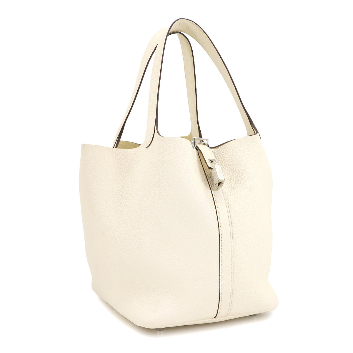 Picotin Lock MM Hand Bag Taurillon Clemence Nata Purse