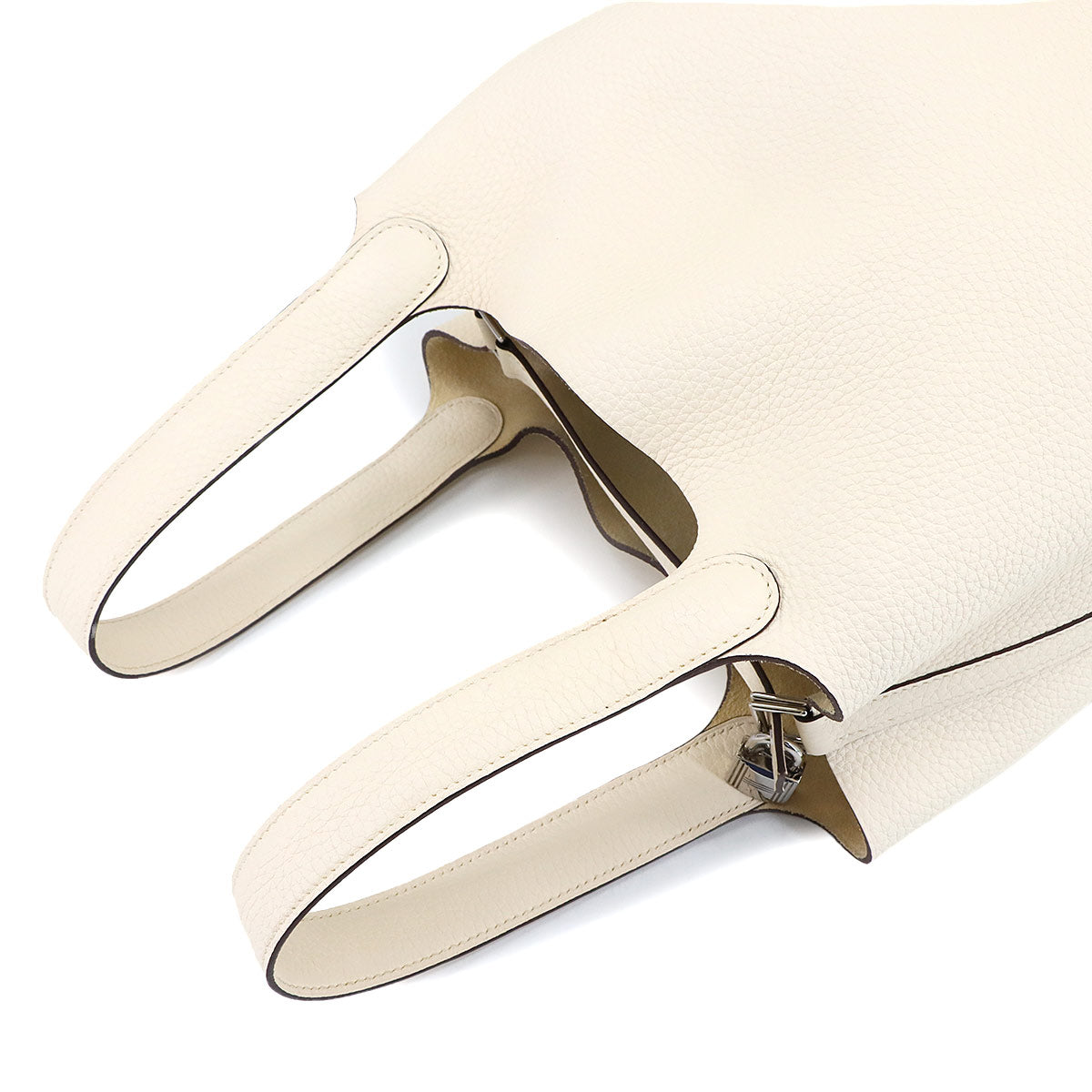 Picotin Lock MM Hand Bag Taurillon Clemence Nata Purse