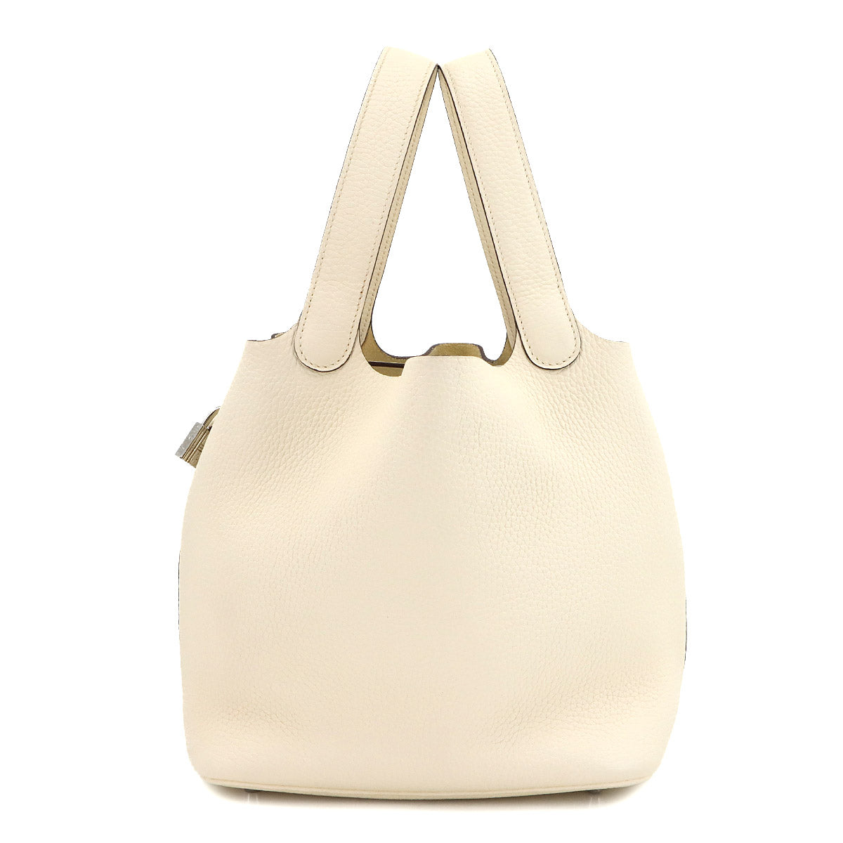 Picotin Lock MM Hand Bag Taurillon Clemence Nata Purse