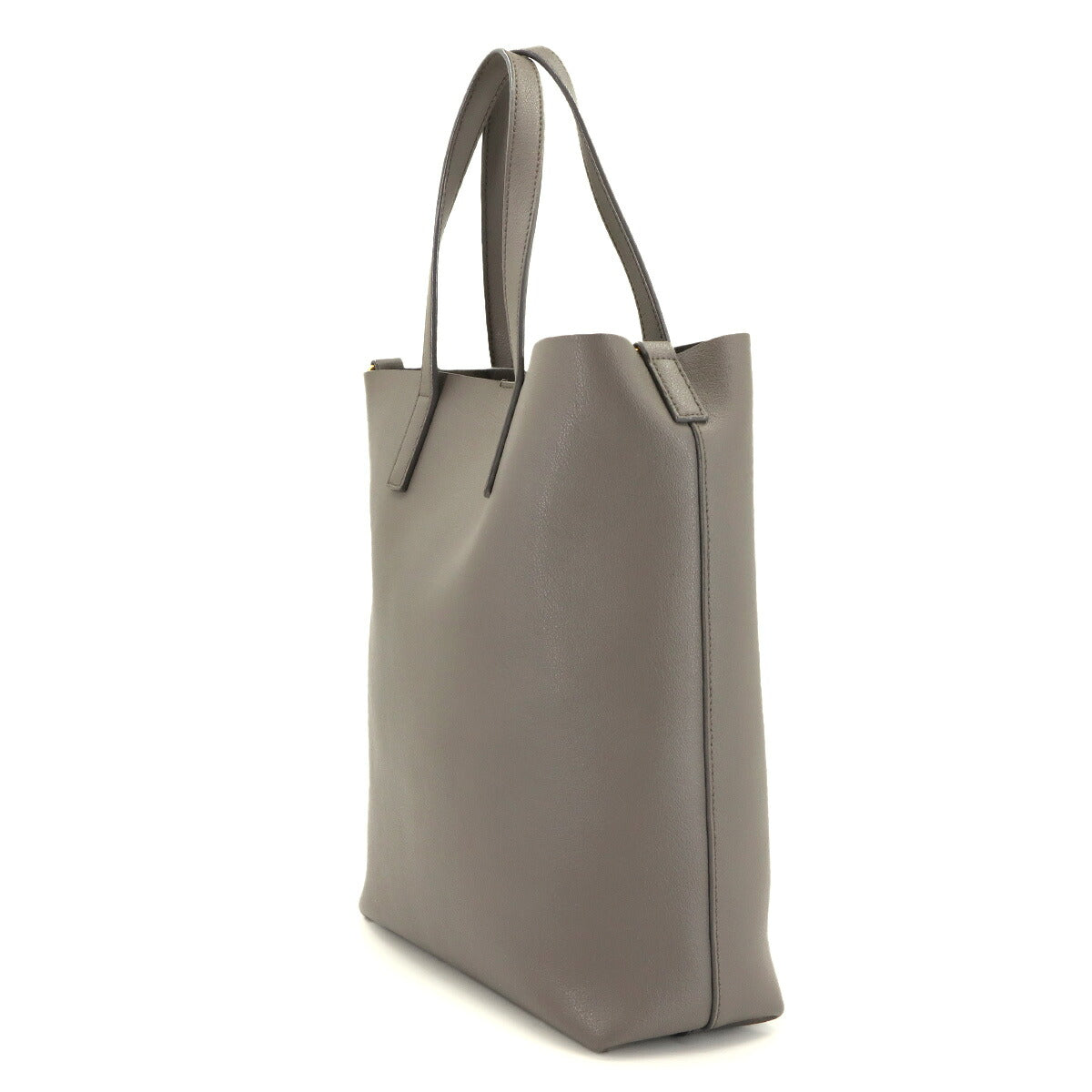 Shopping Toy 2way Tote Shoulder Bag Leather Gray 498612