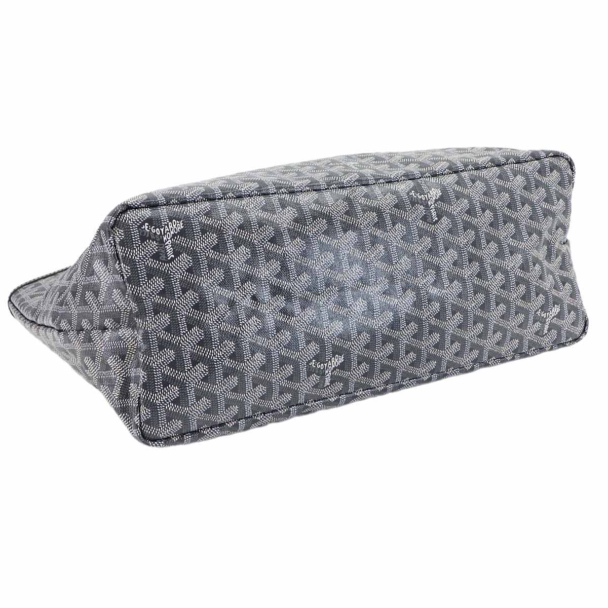 Saint Louis PM Tote Bag PVC Leather Gray Herringbone Unisex