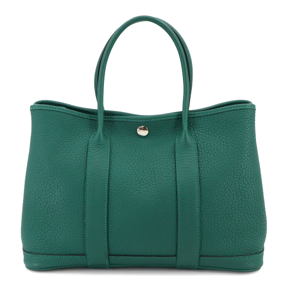 Garden Party TPM Tote Bag Leather Negonda Malachite Purse