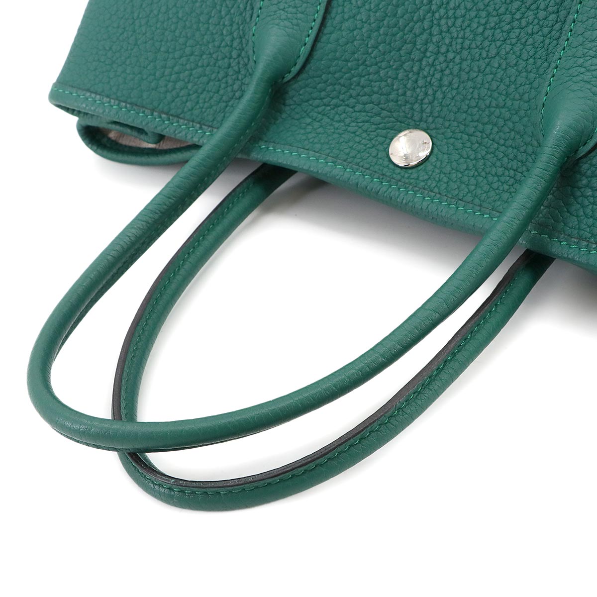 Garden Party TPM Tote Bag Leather Negonda Malachite Purse
