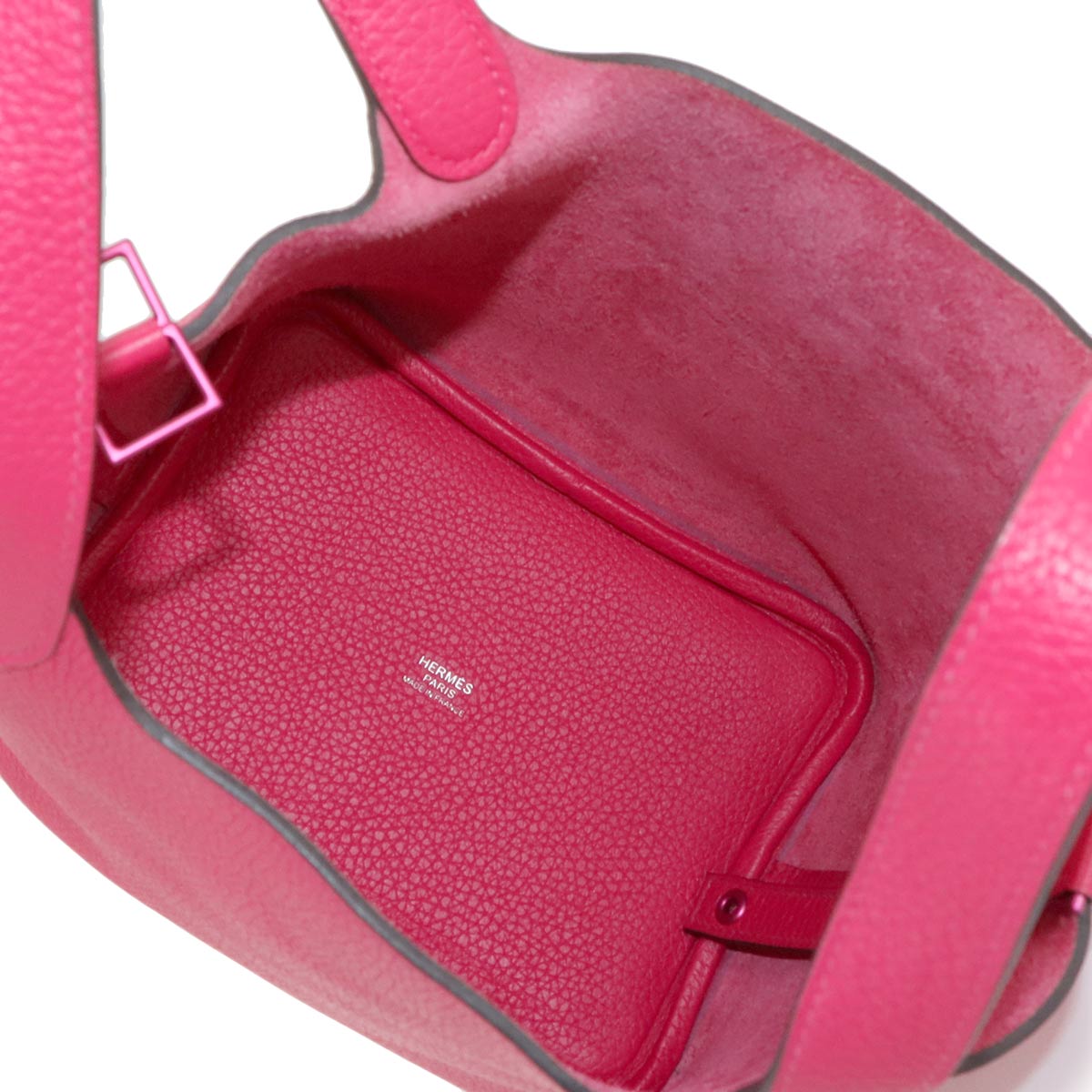 Picotin Lock PM Monochrome So Pink Hand Bag Rose Mexicoe