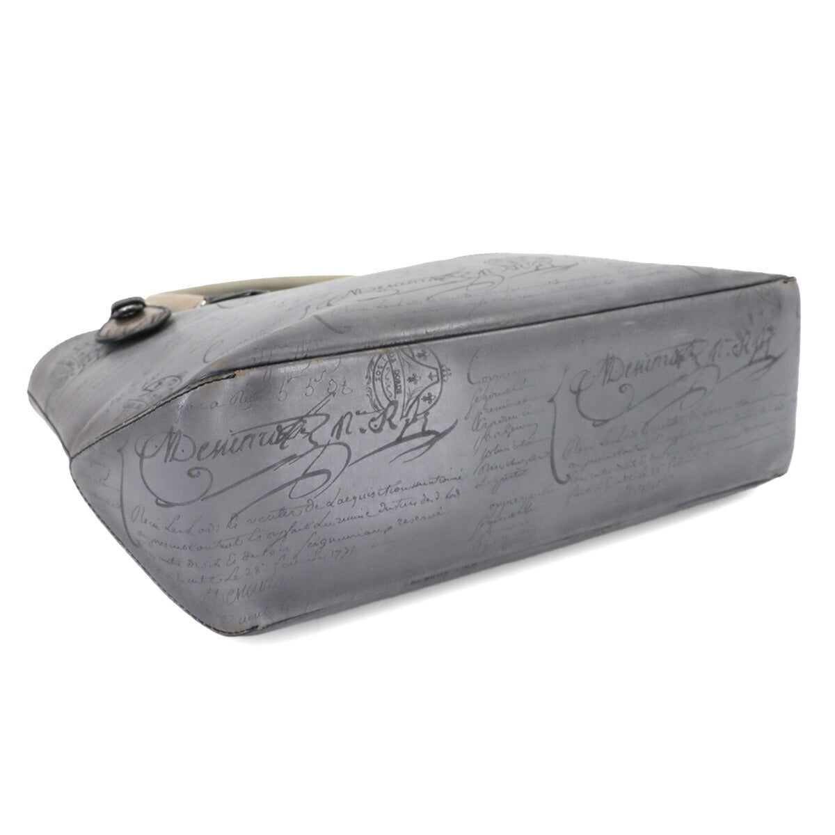 Calligraphy Toujours Mini Neo Tote Bag Grey Purse