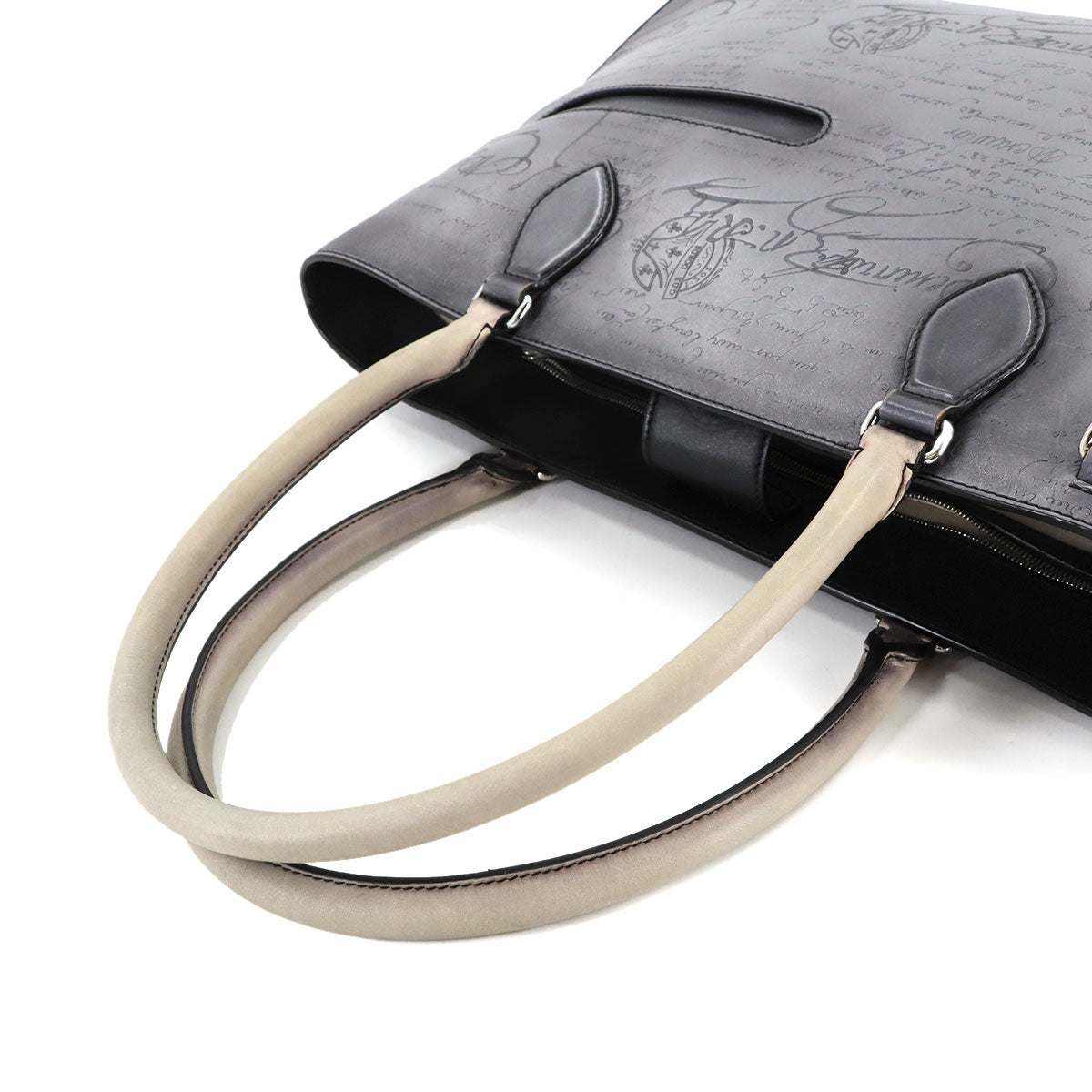 Calligraphy Toujours Mini Neo Tote Bag Grey Purse