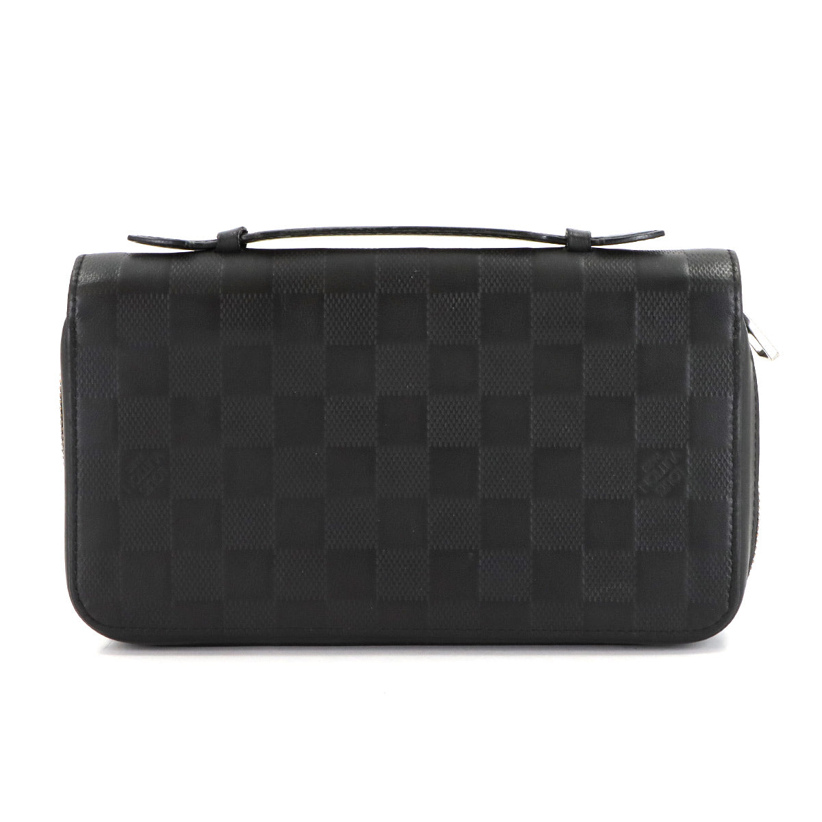 Damier Infini Zippy XL Long Wallet Leather Onyx N61254