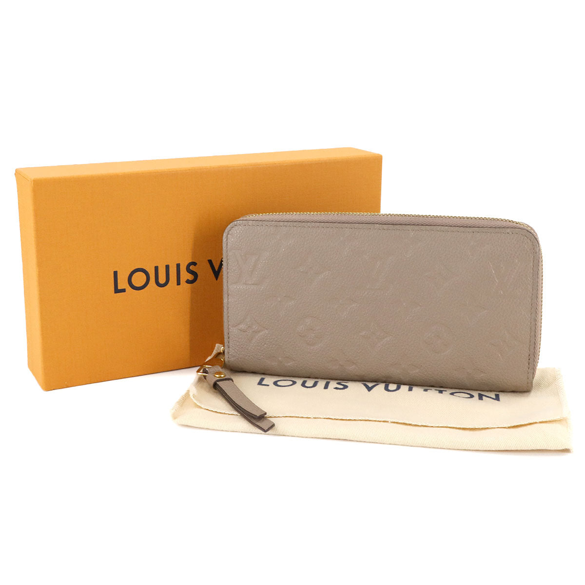 Monogram Empreinte Zippy Wallet Leather Turtledove M69034