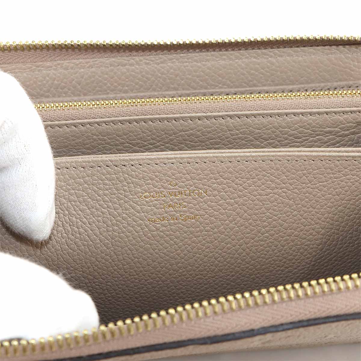 Monogram Empreinte Zippy Wallet Leather Turtledove M69034