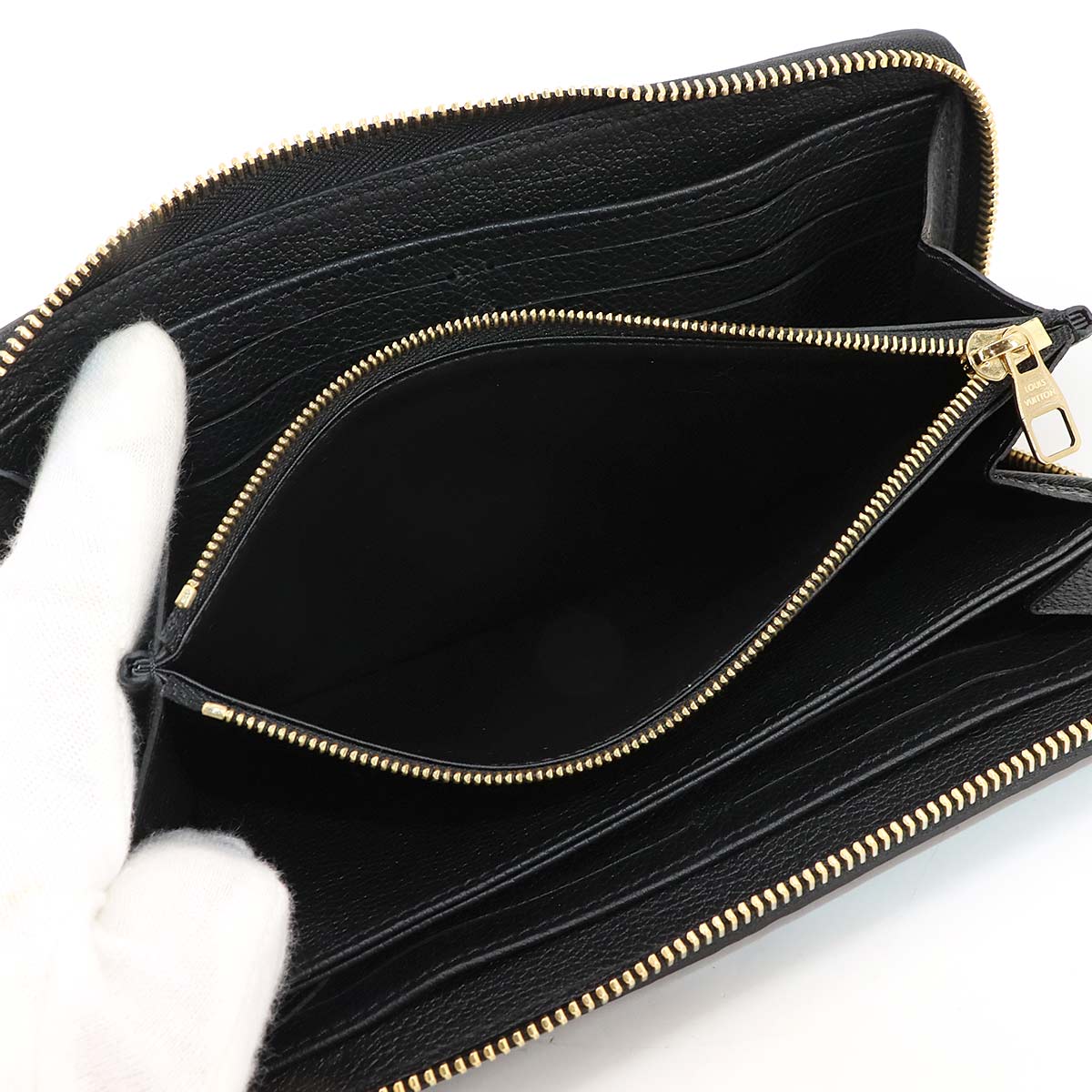 Monogram Empreinte Zippy Wallet Leather Noir M61864